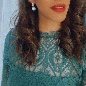 Forest Green Cocktail Dress